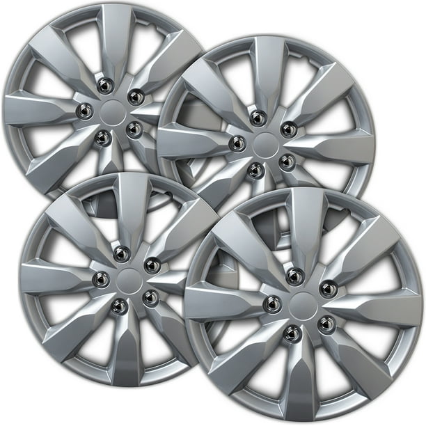 Oxgord 16 Inch Wheel Covers For Toyota Corolla Silver Pack Of 4 Walmart Com Walmart Com
