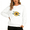 White, variant on Women's Graphic Sweatshirt Single Sunflower Print Crew Neck Pullover S-3XL