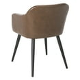 thumbnail image 4 of SAFAVIEH Adalena Midcentury Modern Accent Chair, Brown, 4 of 10