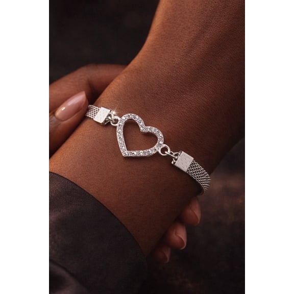 Forever Linked Heart Bracelet