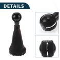thumbnail image 5 of Unique Bargains Car Gear Shifter Knob with Cover 5 Speed Manual Stick Shifter Knob for Mini Cooper F55 F56 Faux Leather, 5 of 6
