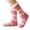 Pink, variant on VerPetridure Christmas Ankle Socks for Women Clearance Women Winter Thick Slipper Socks with Grippers Non Slip Christmas Warm Fuzzy Socks