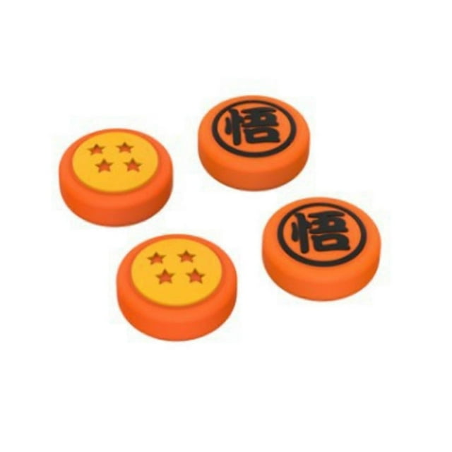 4 pcs Cute Thumb Grip Caps Compatible with PS5 Console, Soft Silicone Analog Stick Cover, Joystick Cap (Dragon Ball)