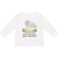 thumbnail image 3 of Inktastic You're Going to be a Great Grandma Elephants with Flowers Boys or Girls Long Sleeve Toddler T-Shirt, 3 of 5