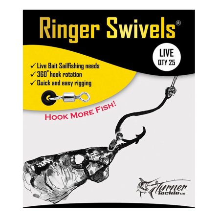 UPC: 0861522002626 | Turner Tackle Ringer Swivels