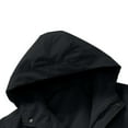 thumbnail image 5 of Mens Sweatshirt 2025 Men's Hooded Jacket Waterproof Windproof Rain Jacket Long Sleeves Running with Zipper Pockets Outdoor Coat, 5 of 9