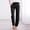 🔥 Black, variant on Sentmoon Petite Pants for Women Solid Color High Elastic Waist Pants Women Oversized Relaxed Fit Linen Straight Leg Streetwear Summer Joggers for Women Beach Items for Everyday Casual Wear