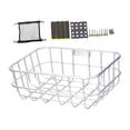 thumbnail image 4 of Portaequipajes delantero para bicicleta, organizador versátil para hombres y mujeres, práctico y fácil de instalar, cesta para bicicleta de aleación Estilo plateado B, 4 of 8