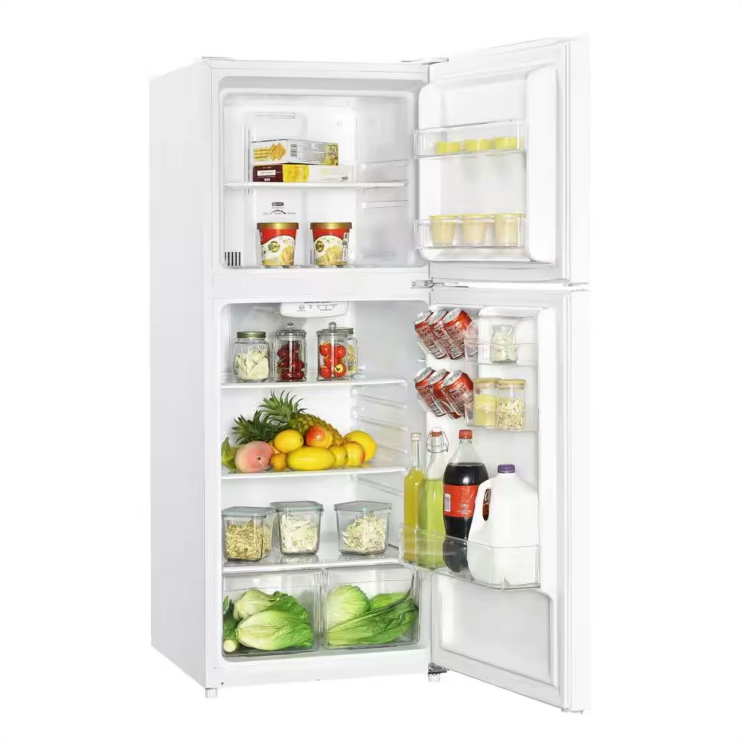 Magic Chef 10.1-cu. ft. Refrigerator with Top Freezer in White