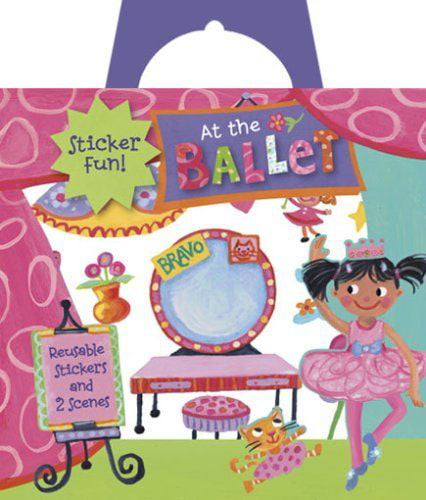 Peaceable Kingdom Sticker Fun At The Ballet Reusable Sticker Tote