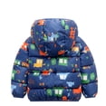 thumbnail image 2 of Baby Boy Coat Kids Hoodie Puffer Jacket Thick Warm Winter Coat, 2 of 6