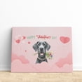 thumbnail image 3 of Happy Valentine's Day Great Dane holding flowers Horizontal Matte Canvas Poster Danes Dog Lover Gifts Wall Art Home Decor - 3005, 3 of 5