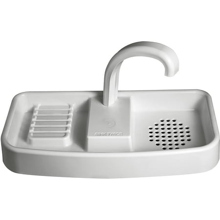 

Sink Twice for toilet tanks measuring 15.25 - 16.8 (measured with lid off)