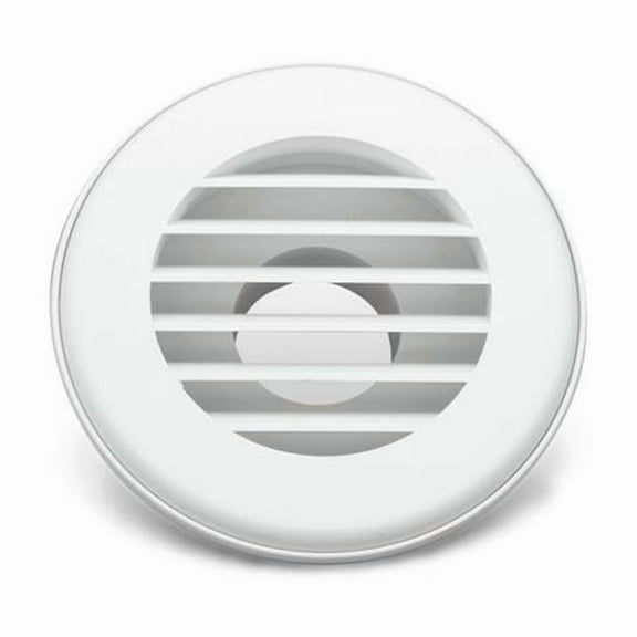 94261 2 in. Heat Vent with No Damper, Polar White