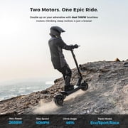 Ausom Electric Scooter Dual Motor Adult– 2688W Power, 56 Miles Range, SUV-Level Comfort and Stability Ausom L2 Max Electric Scooter Dual-Motor