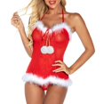 thumbnail image 1 of Intimates Christmas Women Racy Underwear Spice Suit Temptation Underwear+Briefs, 1 of 9