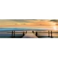 thumbnail image 2 of Calascibetta, Mike 32x13 Gold Ornate Wood Framed with Double Matting Museum Art Print Titled - Malibu, 2 of 4