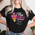 thumbnail image 2 of Little Miss 100 Days Smarter Graphic Tee Girls Youth Cotton Shirt for 100th Day of School Celebration, Fun Classroom Outfit, Cute Gift Idea for Smart Kids and Teachers, Size S, Color Black, 2 of 4