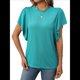 thumbnail image 1 of Camisas Formales Informales de Negocios para Mujer, Camisas de Verano, Mangas , Cuello Redondo, Mangas de Hoja de , Trajes 2025 Verde L, 1 of 10