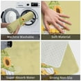 thumbnail image 4 of Fotbe Extra Durable Door Mat - Dirt Trapping Outdoor Welcome Mats - Non-Slip Outdoor Door Mats - Low Profile Front Door Mat - Indoor (16" x 24", Sunflower Gnomes ), 4 of 9