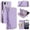 Purple, variant on For Apple iPhone 17 6.3"【RFID Blocking 】Diamond Grid Wallet Case Magnetic Flip Cover 7-Card Slots Zipper Pocket With Detachable Shoulder Strap And Wrist Strap,Rose gold,For iPhone 17