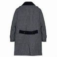 thumbnail image 2 of Isaac Mizrahi Boy's 2-20 Velvet Collar Quilt Lined Wool Blend Peacoat, 2 of 2