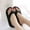 Black, variant on Patlollav Womens Sandals Summer Anti-Slip Slippers Indoor Outdoor Flip-Flops