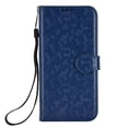 thumbnail image 2 of Polka Dot Wallet Case iPhone Air Card Slots, Wrist Strap & Stand Blue, 2 of 6