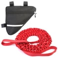 thumbnail image 1 of Greeniant Cuerda de remolque elástica para montar en bicicleta, conexión rápida para niños, correa de tracción elástica, cordón de Ciclismo Rojo, 1 of 6
