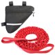 thumbnail image 1 of Soidarity Cuerda de remolque de bicicleta para niños, correa de tracción elástica de conexión rápida, accesorio de cable de seguridad para Ciclismo Rojo, 1 of 6