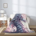 thumbnail image 2 of Sikiie Dragon1 Cozy Flannel Fleece Throw Blanket: Lightweight & Thick for All Seasons - Perfect for Women, Men, & Kids"50"x40", 2 of 6