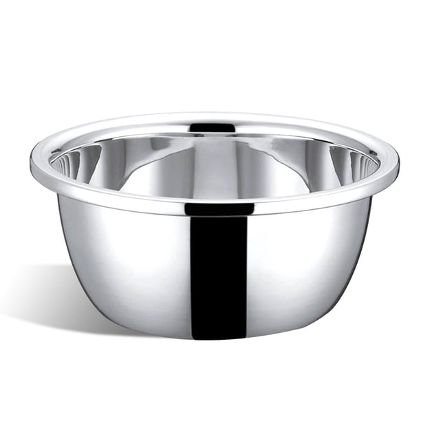 Kearding Cuenco para mezclar crema, cuencos para sopa de acero inoxidable para comedor, vajilla para frutas, tomate, uva, frijoles, vajilla, accesorios de Organizadores de utensilios de cocina Kearding HA007561-00