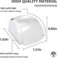 thumbnail image 2 of Door Stops, Transparent Door Stops Adhesive Door Stops for Floors and Parquet, Door Stops Protection for Doors and Walls, 6pcs, 2 of 5