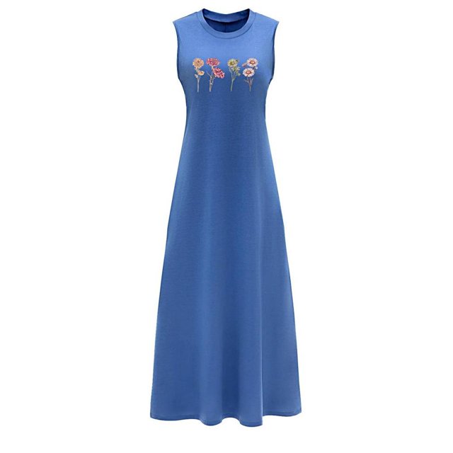 Conjuntos de vestidos de verano para mujer, vestido jersey cómodo para oficina y calle L