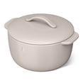 thumbnail image 6 of Beautiful 1 QT Stoneware Covered Casserole Dish, Porcini Taupe by Drew Barrymore, 6 of 10
