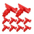thumbnail image 4 of AURARMLET 10 Pcs Crochets de Brosse de Détail Supports d'Outils en Plastique Rouge pour Matériel, 4 of 8