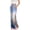 Blue, variant on Women’s Vintage Floral Side Velcro Closure Easy Access Post Surgery Recovery Care Elastic Waist Long Pants
