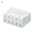 thumbnail image 1 of 1 Ensemble Boîte de Rangement en Fil Métallique Réutilisable Multifonctionnelle Transparente en Plastique Organisateur de Gestion de Ligne de Données pour la Maison, 1 of 10