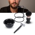 thumbnail image 4 of Shaving Set, Men Beard Shaving Set Non-Slip  Handle  Bowl, Beard Shaving Set Beard Shaving Tool For Men Shaving, 4 of 8