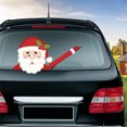 thumbnail image 3 of Car Stickers Car Rear Windshield Decals Christmas sticker rear Themed Automotive Wiper Waving Stickers Rear Window Decor, 3 of 6