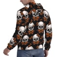 thumbnail image 3 of Hoodies for Men - Butterfly skull Long Sleeve Comfrt Men'S Fashion Hoodies & Sweatshirts, Sweatshirts for Men Hoodies Pullover Clothing Clothes with Pouch, 3 of 7