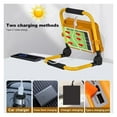 thumbnail image 4 of 1000W Rechargeable Solar Flood Light Outdoor Portable LED Reflector Spotlight Rechargeable Projector Floodlight Construction Lam ,more stable connection, 4 of 8