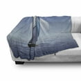 thumbnail image 3 of Nautical Soft Flannel Fleece Blanket, Sailing Boat in Moonrise Dramatic Sky Ocean Reflections Wavy Serene Illustration, Cozy Plush for Indoor and Outdoor Use, 60" x 80", Violet Blue, by Ambesonne, 3 of 6