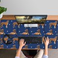 thumbnail image 4 of Long Mouse Pads for Desk,Cute Boxe Desk Mats on Top Of Desks, Desk Mouse Pad Extra Large with 3mm Non-Slip Base and Stitched Edge for Gaming,Office,Work,Home 47.3"x23.6", 4 of 6
