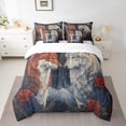 thumbnail image 2 of YST Wild Wolf Couple Animal Comforter Set, Full Size 7 Count, 2 of 4