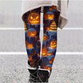 thumbnail image 2 of QATAINLAV Womens Halloween Costume, Leggings for Women Tummy Control Cotton High Waist Sports Pants Fashion Graphic Prints Jogger Tights Sales Today Multicolor 3XL, 2 of 7
