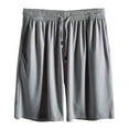 thumbnail image 2 of zeranth Men Summer Shorts Quick Dry Breathable Elastic Waist Pocket Drawstring Sports Thin Mesh Cooling Summer Short Pants Male Clothes, 2 of 7