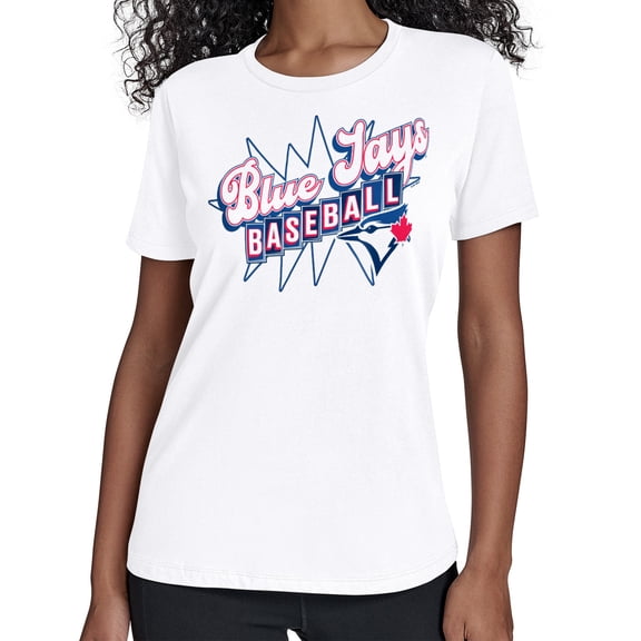 Women's Starter  White Toronto Blue Jays Drive-In T-Shirt