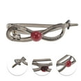 thumbnail image 2 of Unique Bargains 1 Pc Fashion Single Bead Hair Clips for Home Dark Gray Red, 2 of 5