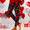thumbnail image 2 of Tosmy Women's Leggings Valentine's Day Women Print Tights Leggings Control Yoga Sport Leggings For Women High Waist Leggings Soft, 2 of 4